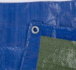 Olive Green/Blue Polyethylene Tarpaulin Sheet